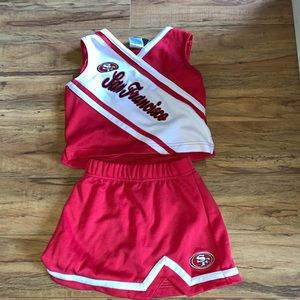 49er Authentic NFL Cheerleader Oufit